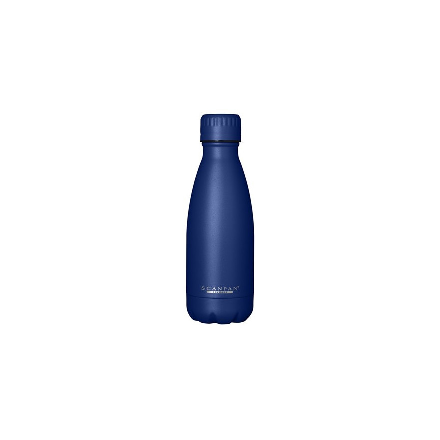 Scanpan: TOGO Geïsoleerde fles 350ml Donker Blauw Scanpan: TOGO Geïsoleerde fles 350ml Donker Blauw
