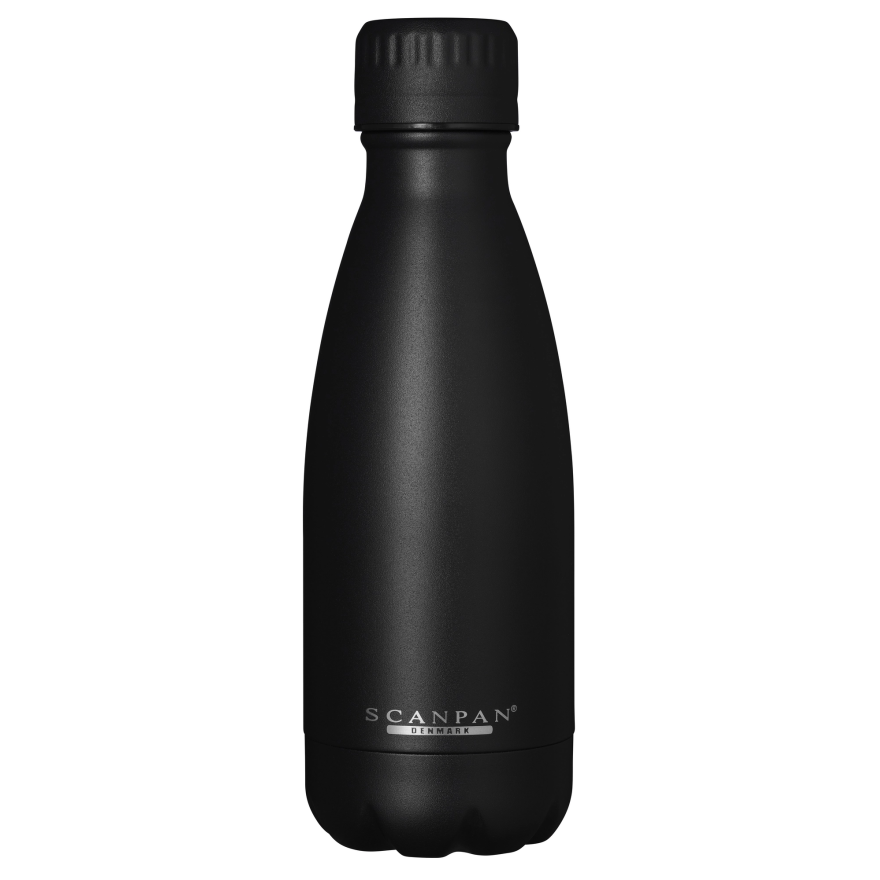 Scanpan: TOGO Geïsoleerde fles 350ml Zwart Scanpan: TOGO Geïsoleerde fles 350ml Zwart