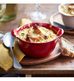 Emile Henry:  Rode gratinkom 14 cm