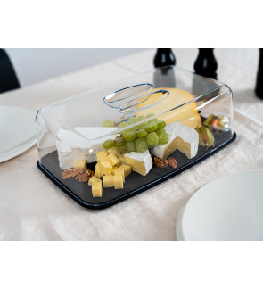 Continenta: Duracore Plateau à fromage avec couvercle 26 cm