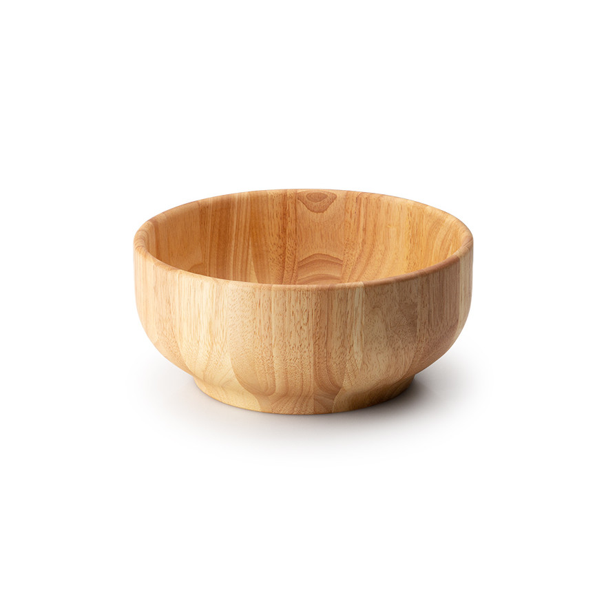 Continenta: Saladier en bois d'hévea 26cm Continenta: Saladier en bois d'hévea 26cm