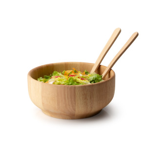 Continenta: Saladier en bois d'hévea 26cm