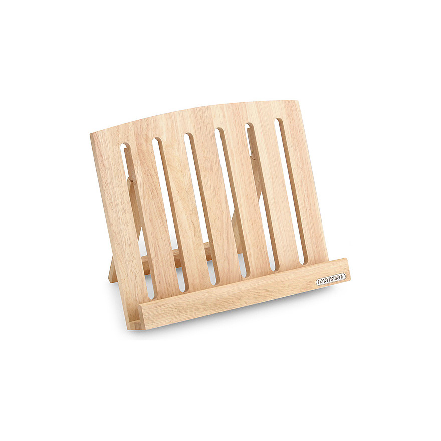 Continenta: Support en bois d'hévéa pour livre de cuisine Continenta: Support en bois d'hévéa pour livre de cuisine