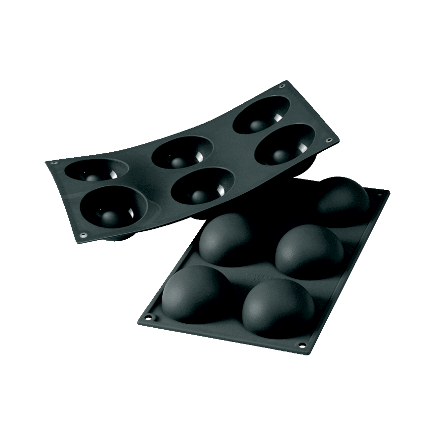 Patisse: Starflex Moule à demi-sphère en silicone 6 pièces Patisse: Starflex Moule à demi-sphère en silicone 6 pièces