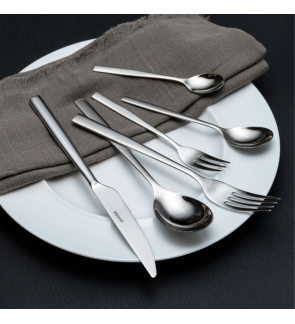 Guzzini: Coffret de couverts 24 pièces en inox Petra