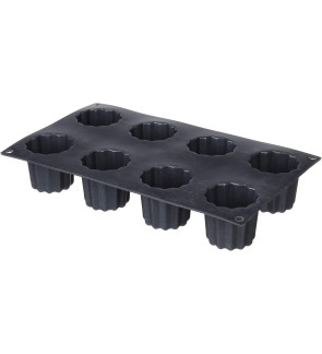 Patisse: Starflex Moule à canelés bordelais en silicone 8 pièces