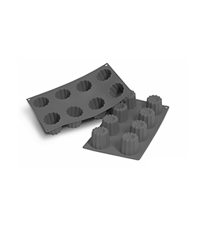 Patisse: Starflex Moule à canelés bordelais en silicone 8 pièces
