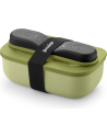 Guzzini: Store & Go Boite hermétique rectangle kaki avec couvercle & couverts