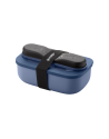 Guzzini: Store & Go Boite hermétique rectangle bleu avec couvercle & couverts