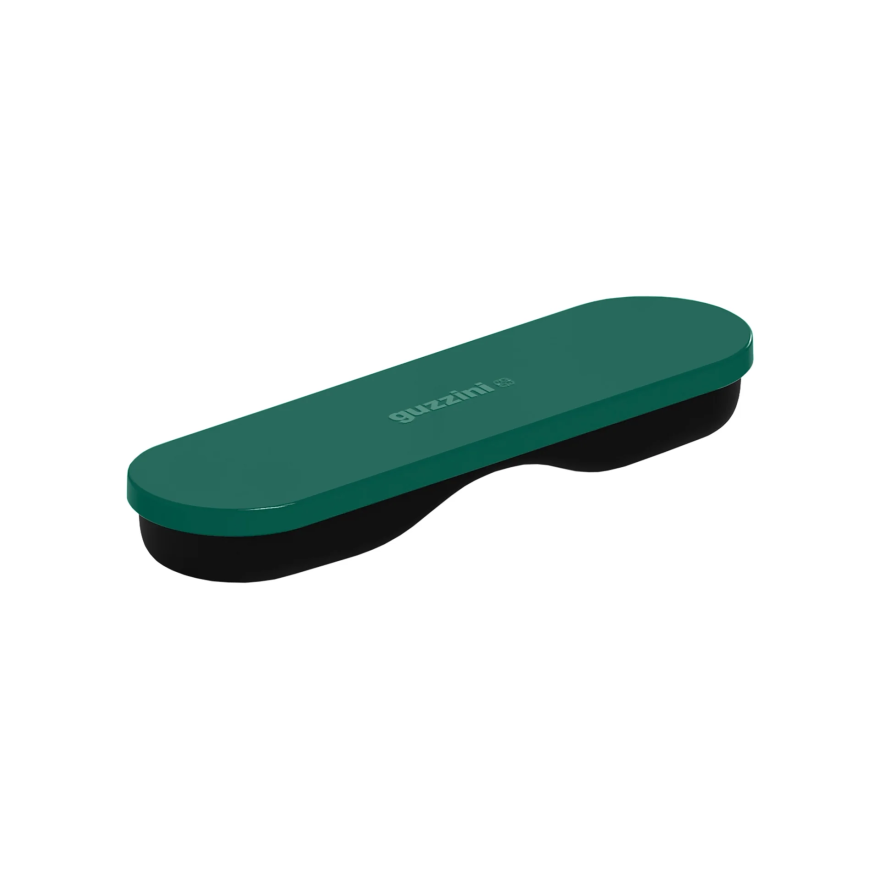 Guzzini: Store & Go couverts de voyage dans un étui vert sapin Guzzini: Store & Go couverts de voyage dans un étui vert sapin