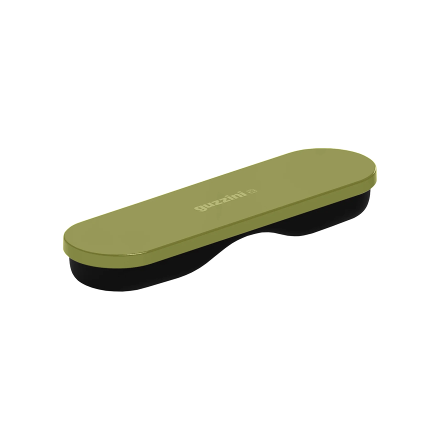 Guzzini: Store & Go couverts de voyage dans un étui kaki