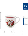 Villeroy & Boch: Toy's delight Grand Mug Père Noël 34 cl Villeroy & Boch: Toy's delight Grand Mug Père Noël 34 cl