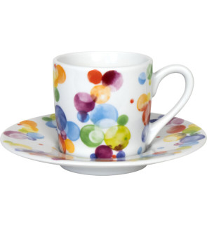 Konitz:  Tasse expresso et sous-tasse Bubble 9,5 cl