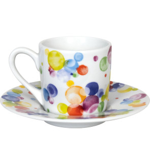Konitz:  Tasse expresso et sous-tasse Bubble 9,5 cl