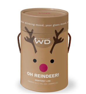 WD Lifestyle: Cruche en borosilicate 1,5L avec renne en verre