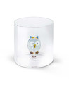 WD Lifestyle: Gobelet en borosilicate 250 ml avec hibou en verre WD Lifestyle: Gobelet en borosilicate 250 ml avec hibou en verre