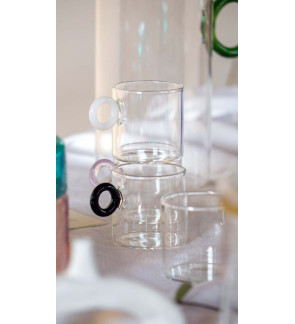 WD Lifestyle: Set de 6 verres à café en borosilicate 100 ml