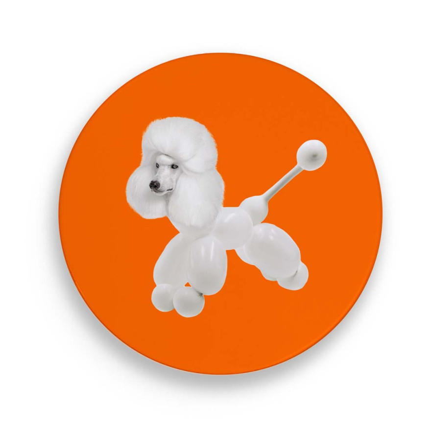 WD Lifestyle: Sous plat en céramique, dos en liège caniche