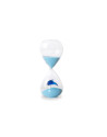 WD Lifestyle: Petit Sablier en borosilicate 15 min avec dauphin en verre
