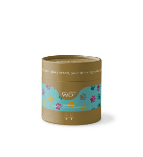 WD Lifestyle: Gobelet en borosilicate 250 ml avec chien en verre