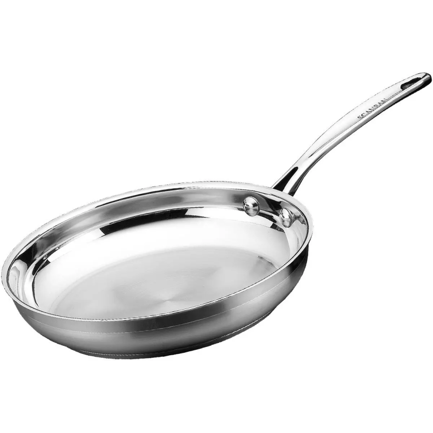 Scanpan:  Hoogwaardige 18/10 roestvrijstalen Impact koekenpan, 24 cm