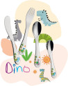 Cilio: Set de 4 couverts pour enfants dinosaures