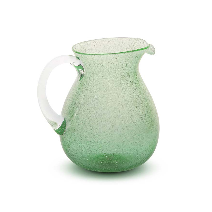Memento: Cruche en verre soufflé 1,6L Jade