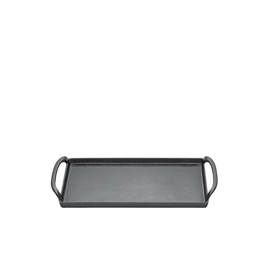 Küchenprofi: Plancha en fonte lisse noire 38 cm PROVENCE