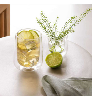 Villeroy & Boch: Artesano Hot & Cold Set van 2 dubbelwandige zonder handvat macchiato-/theemokken 36 cl