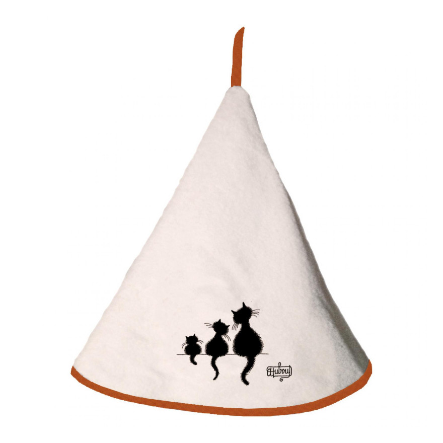 Winkler: Essuie-mains parapluie Albert Dubout 3 chats blanc