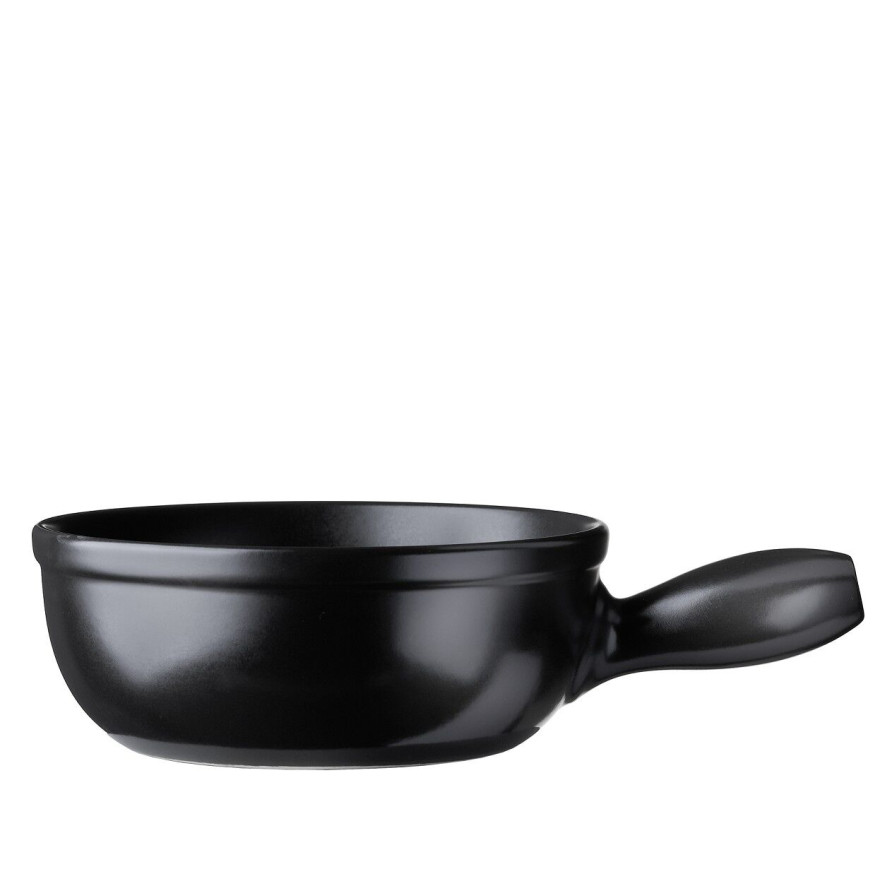 Spring Swiss Design: ECO noir Caquelon seul pour fondue à fromage/viande