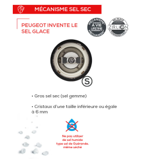 Peugeot: Black Friday Moulin à sel en bois noir mat Festival 22 cm