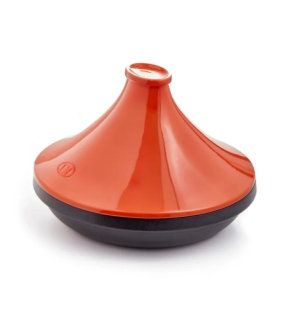 Emile Henry:  Delight Colorama Tajine noire/orange 32 cm