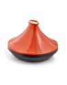 Emile Henry: Delight Colorama Zwart/Oranje Tajine 32 cm