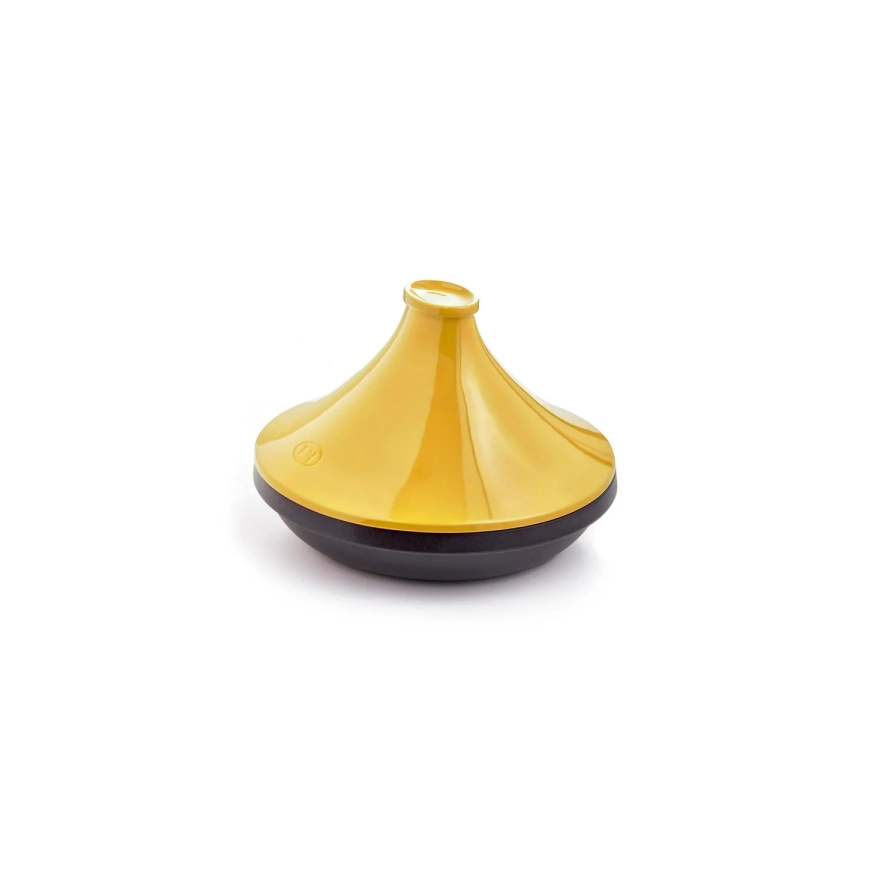 Emile Henry:  Delight Colorama Tajine noire/jaune 32 cm