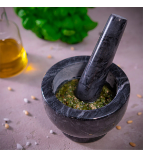 Cilio: Grote marmeren vijzel 13 cm