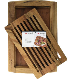 Zassenhaus: Beukenhouten broodplank met kruimellade