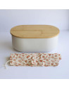 Pebbly:  4-delige broodtrommelset, witte