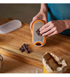 Fiskars: Kaas-/chocoladerasp met doos