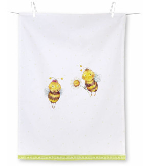 Ihr: twee bijen handdoek