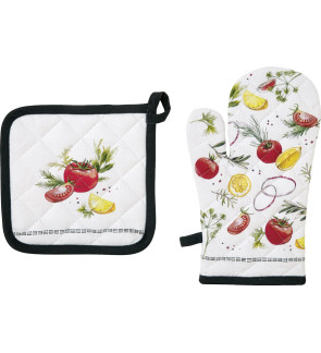 Ihr: Gant & manique tomates-citrons