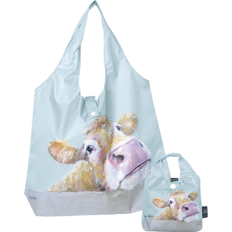 Ihr: Shopping bag bleu vache