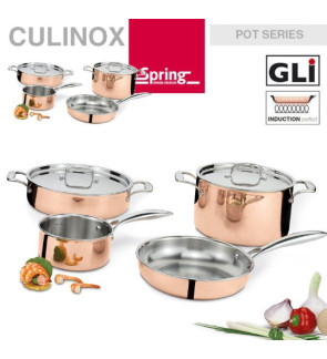 Spring Swiss Design: Culinox Casserole à queue 16 cm avec couvercle