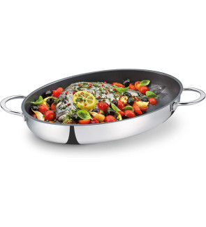 Küchenprofi:  Sauteuse à poisson ovale 38 cm