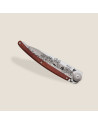 Deejo: Couteau de poche 37gr Fleurs de cerisier finition titane manche bois corail