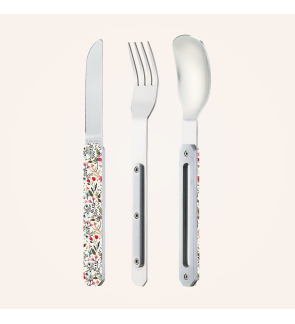 Akinod:  Set van 3 magnetisch reis-/picknickbestek landelijk