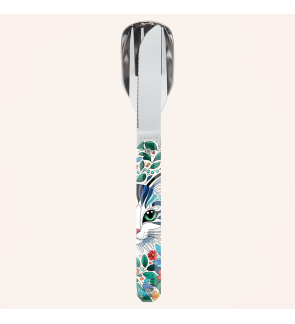 Akinod:  Set van 3 magnetisch reis-/picknickbestek kat