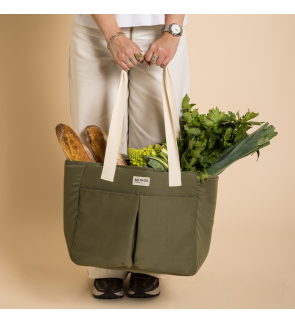 Akinod: Shopping bag isotherme kaki