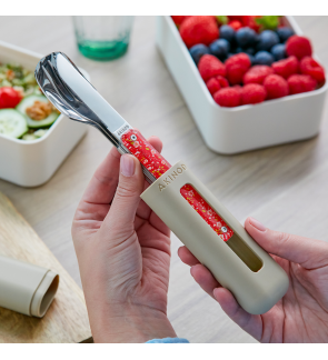 Akinod:  Set van 3 magnetisch reis-/picknickbestek watermeloen