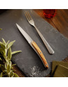 Deejo: Set van 4 steakmessen met handvatten van imitatie olijfhout
